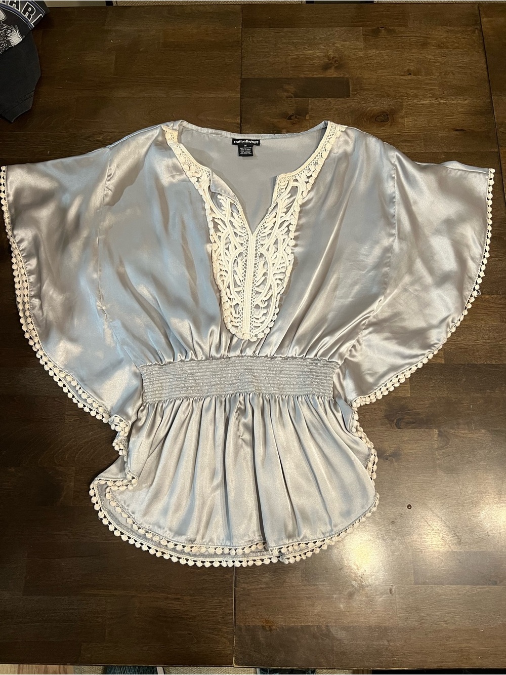 Cotton Express Lavender with Lace Top